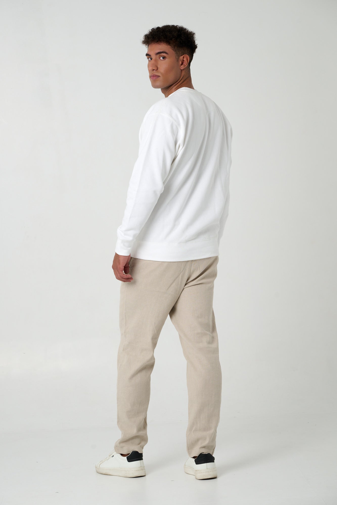 MAISAN SIDQ Suéter Blanco Tejido