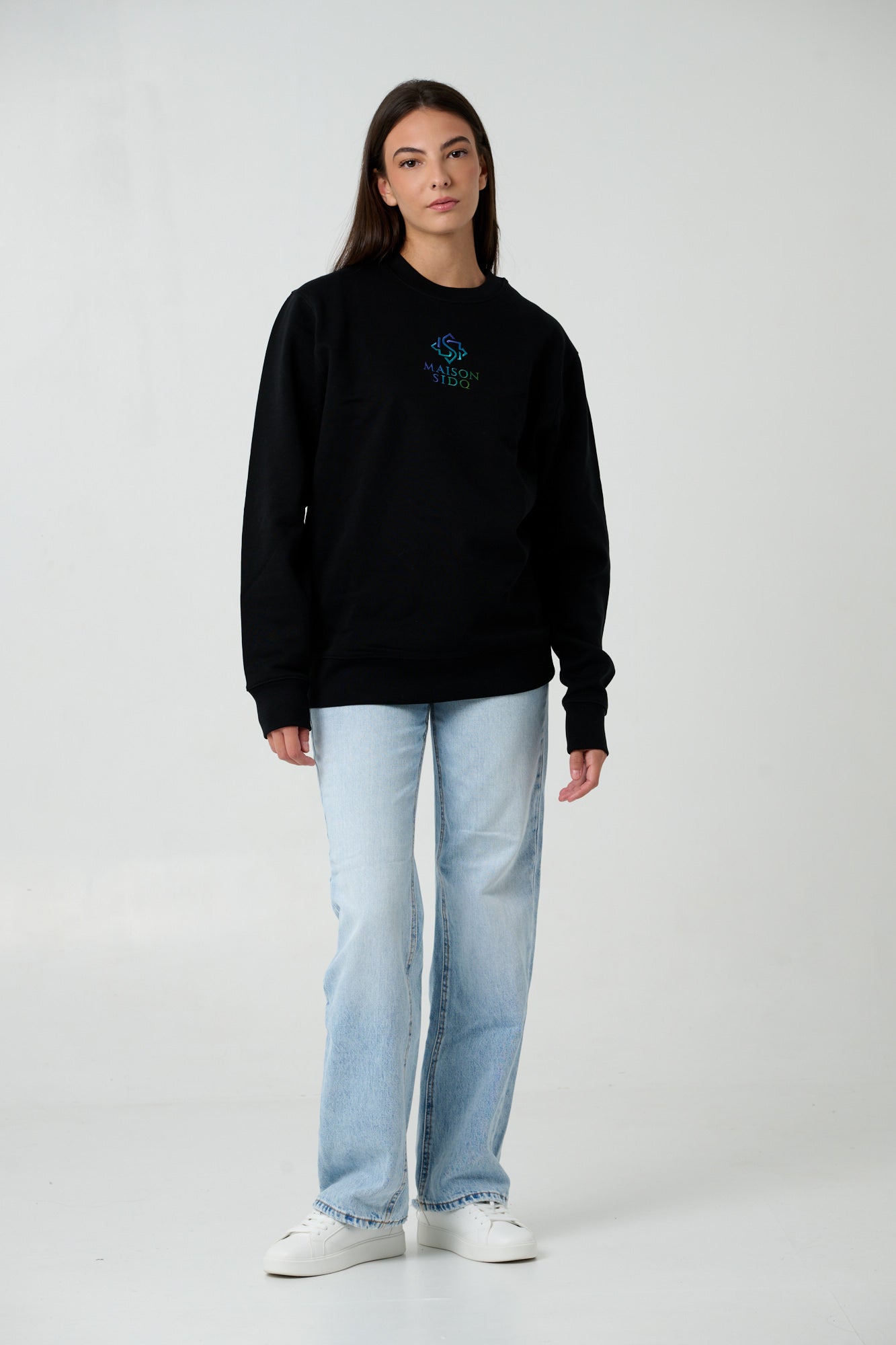 MAISAN SIDQ Suéter Negro