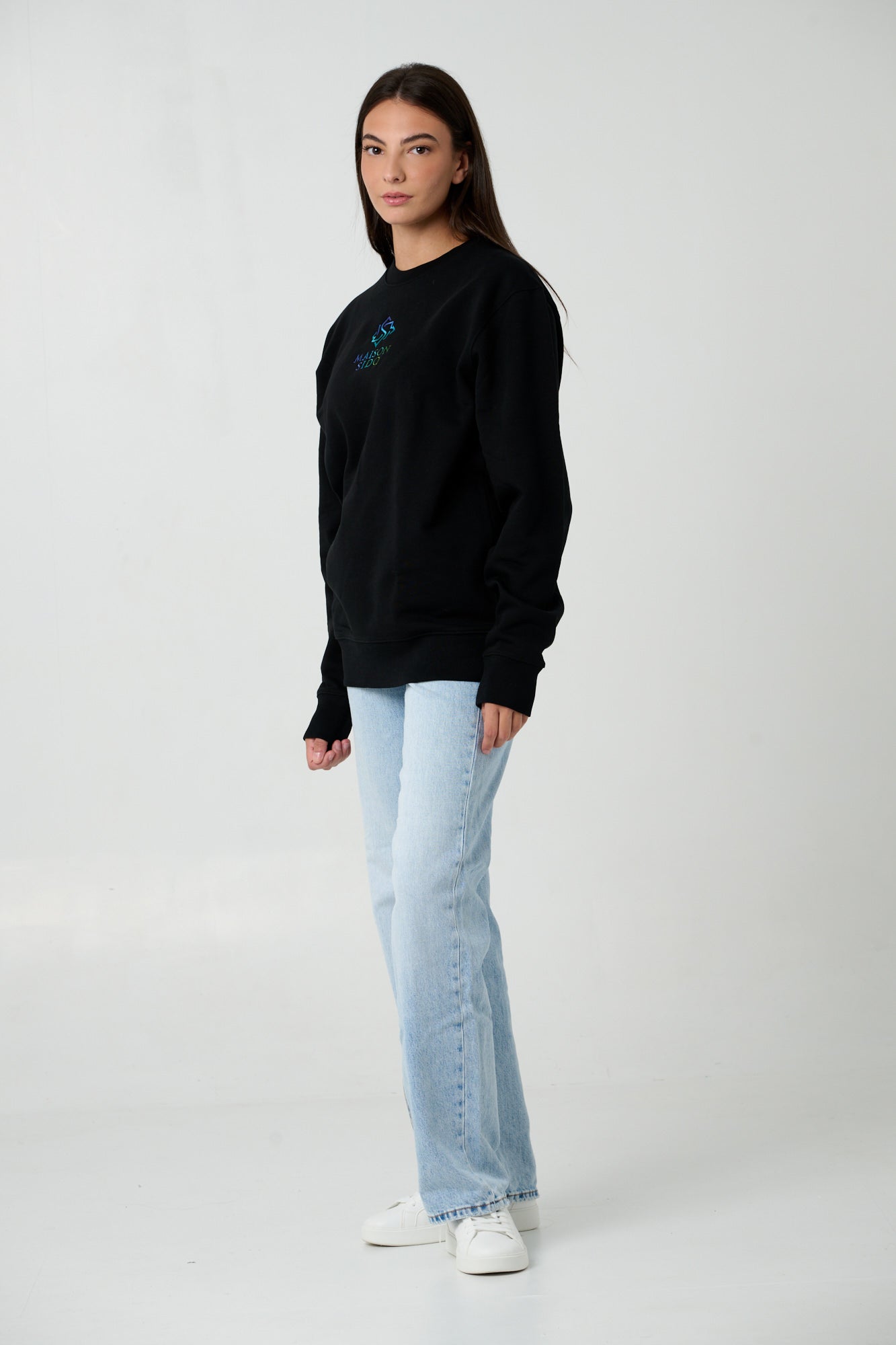 MAISAN SIDQ Suéter Negro