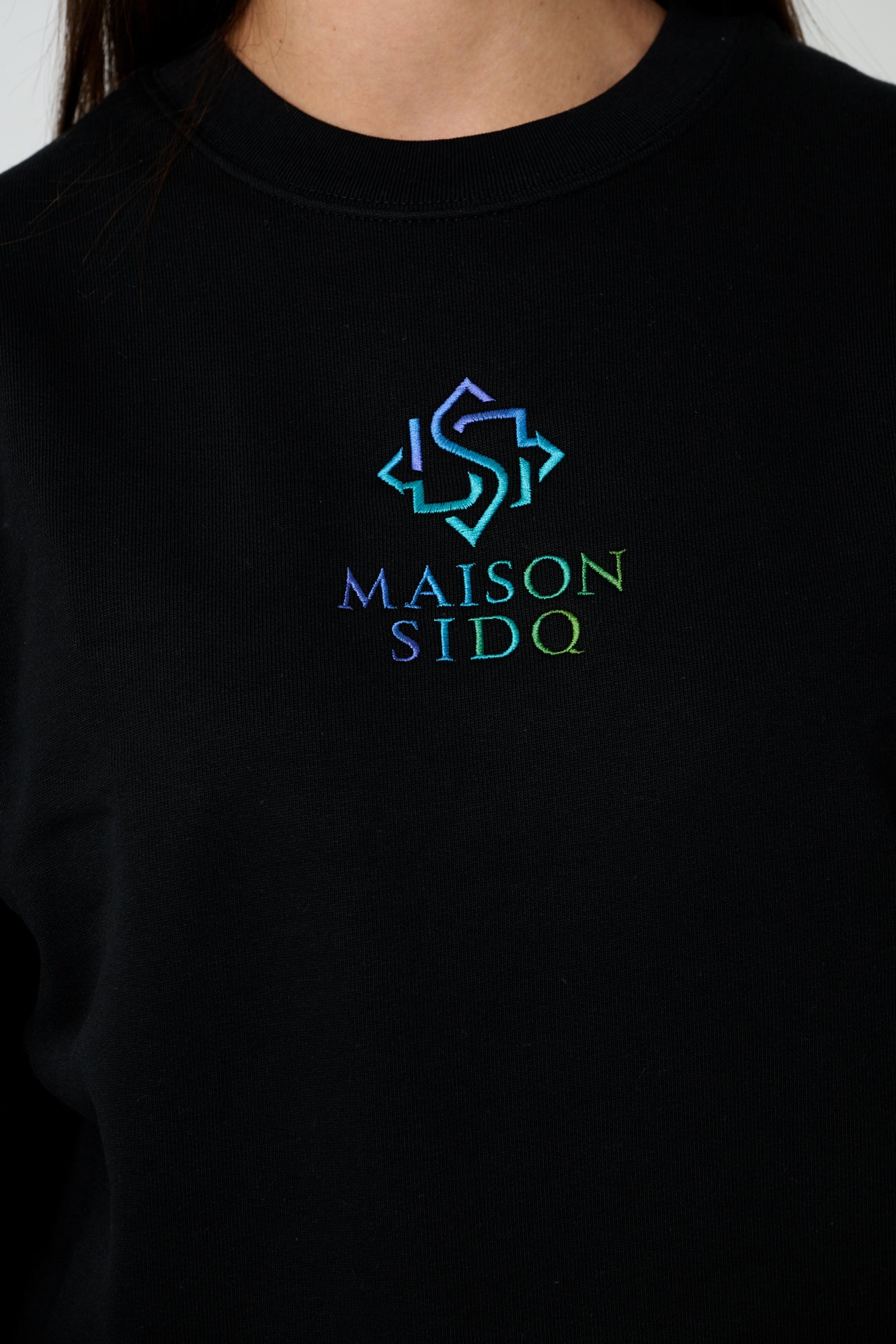 MAISAN SIDQ Suéter Negro