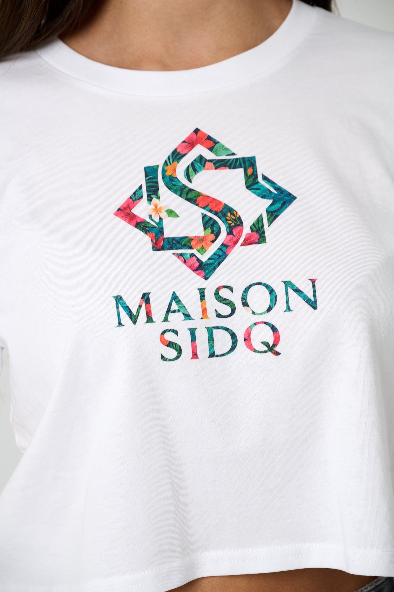 MAISAN SIDQ Camisa Blanca Mujer